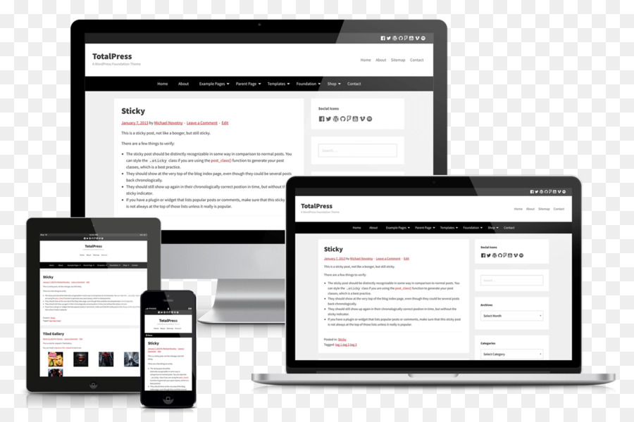 Desain Web Responsif，Desain Web PNG