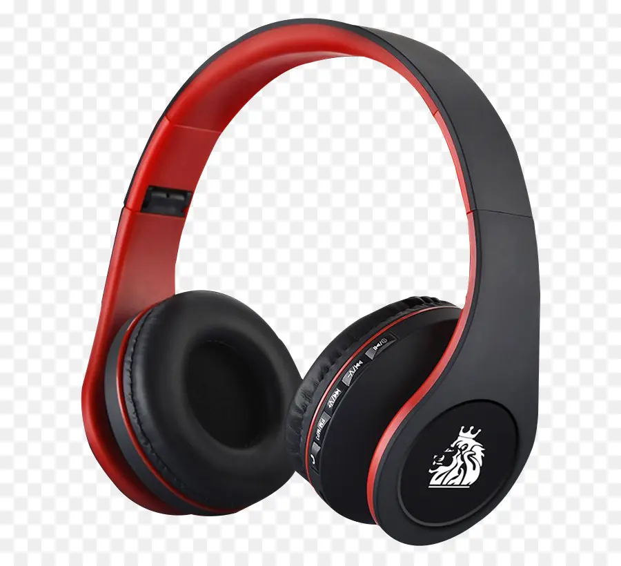 Headphone Hitam Dan Merah，Audio PNG