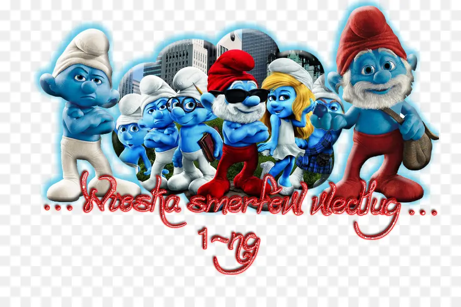 Smurf，Biru PNG