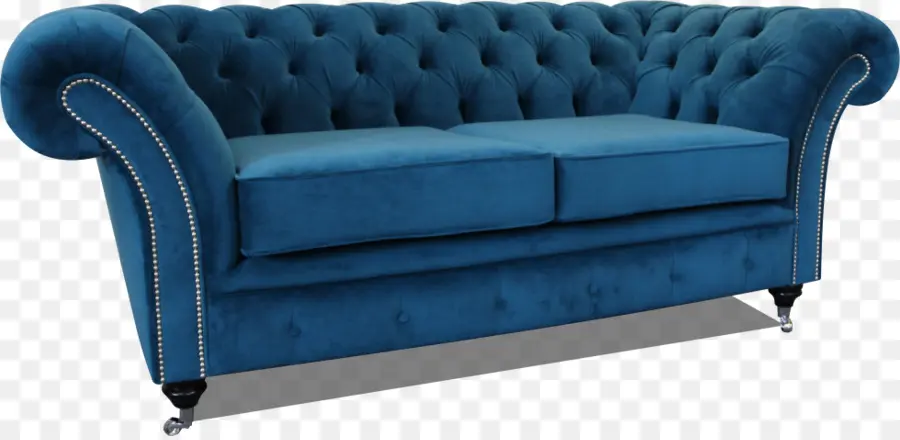 Sofa Biru，Sofa PNG