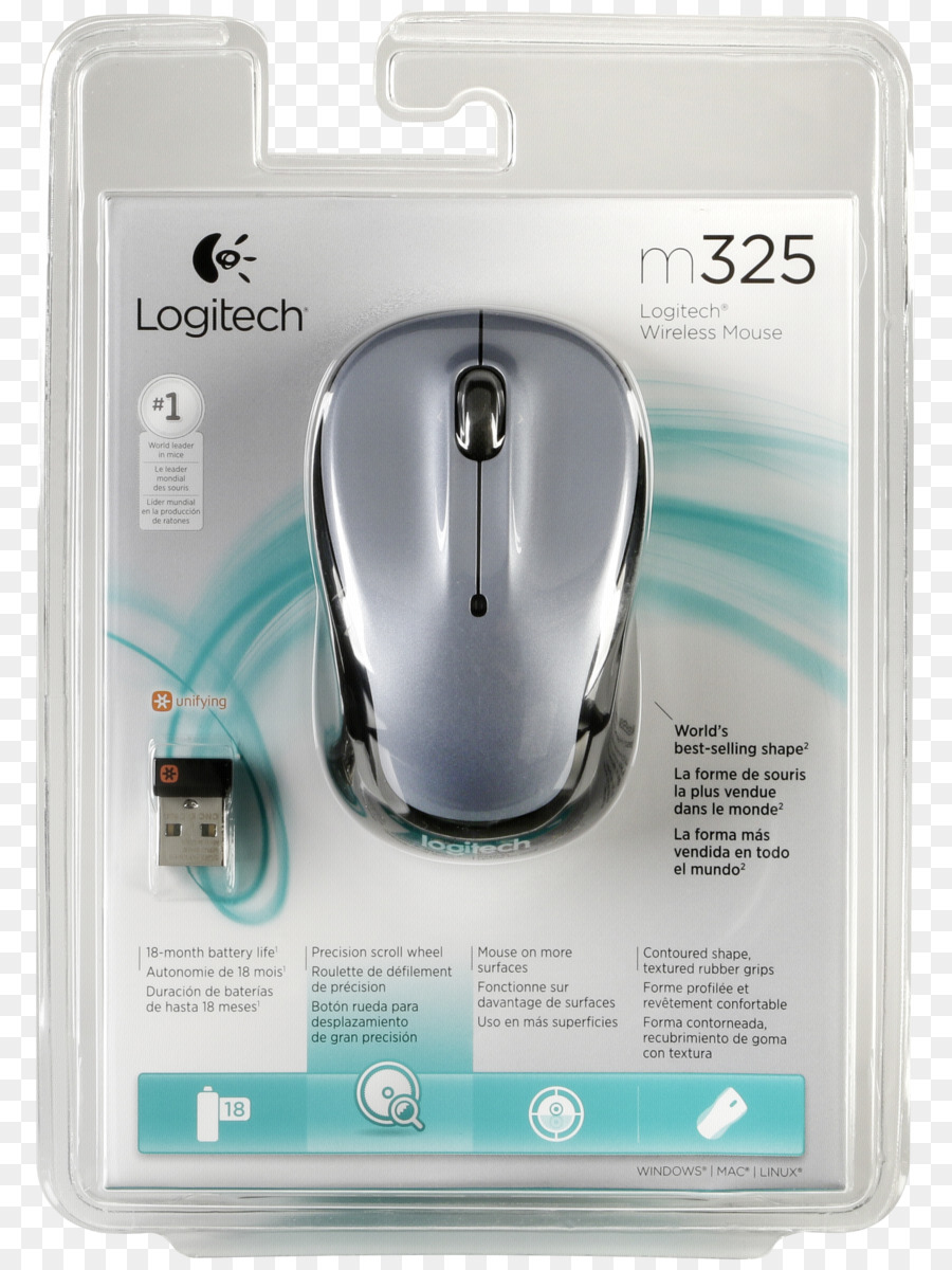 Mouse Komputer，Logitech M325 PNG