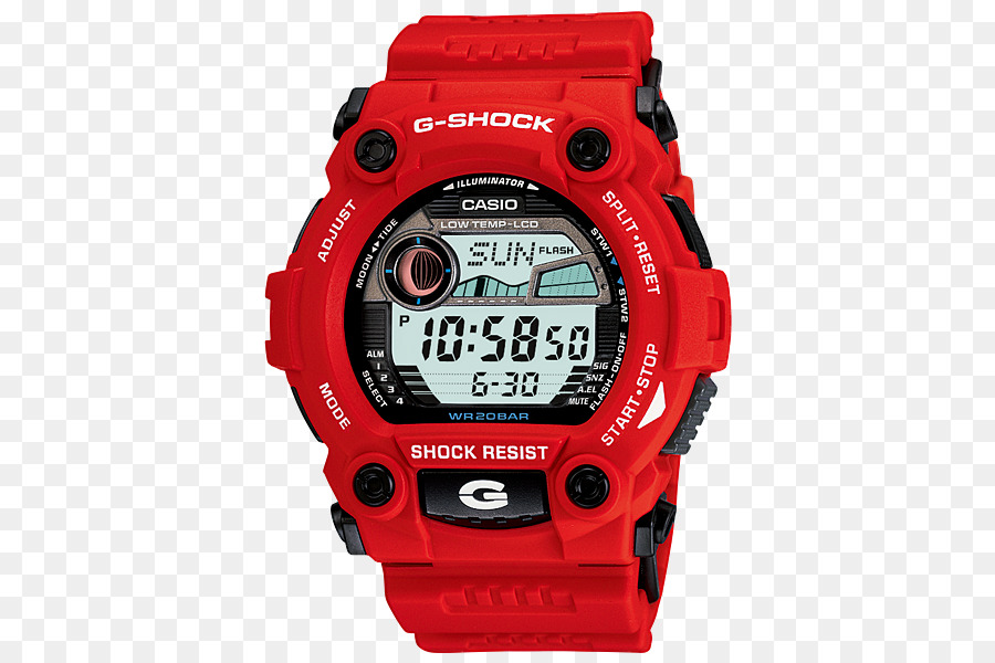 Jam Tangan G Shock Merah，Arloji PNG