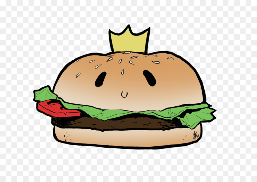 Burger Dengan Mahkota，Keju PNG