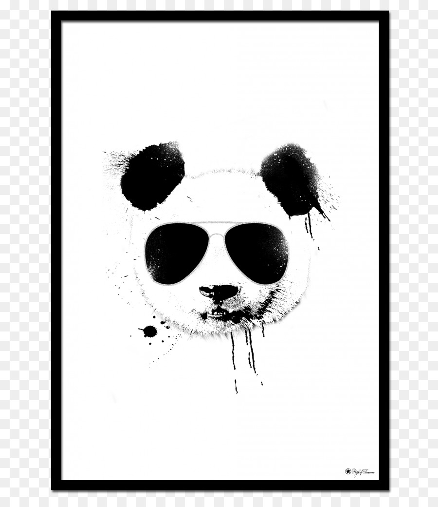 Panda，Kacamata Hitam PNG