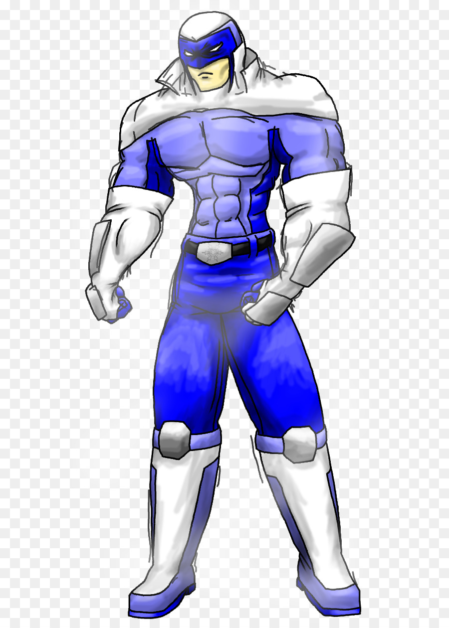 Biru Kobalt，Superhero PNG