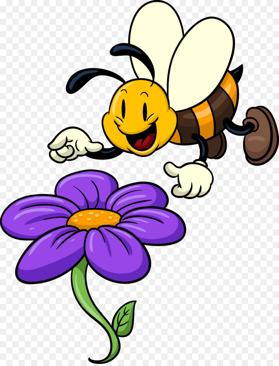  Gambar  Mewarnai Lebah  Dan  Bunga  Mewarnai Gambar 