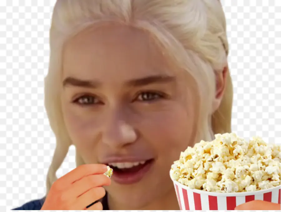 Wanita Makan Popcorn，Camilan PNG