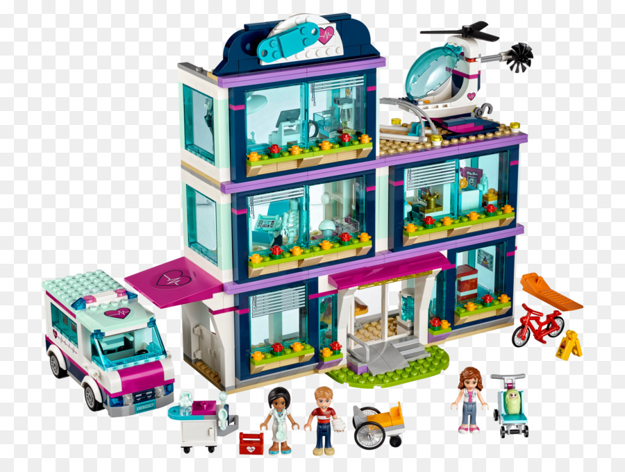 Lego 41318 Friends Heartlake Rumah Sakit，Amazoncom PNG