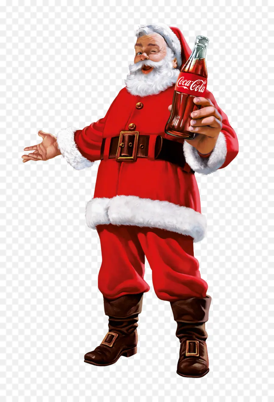 Santa Claus，Cocacola PNG