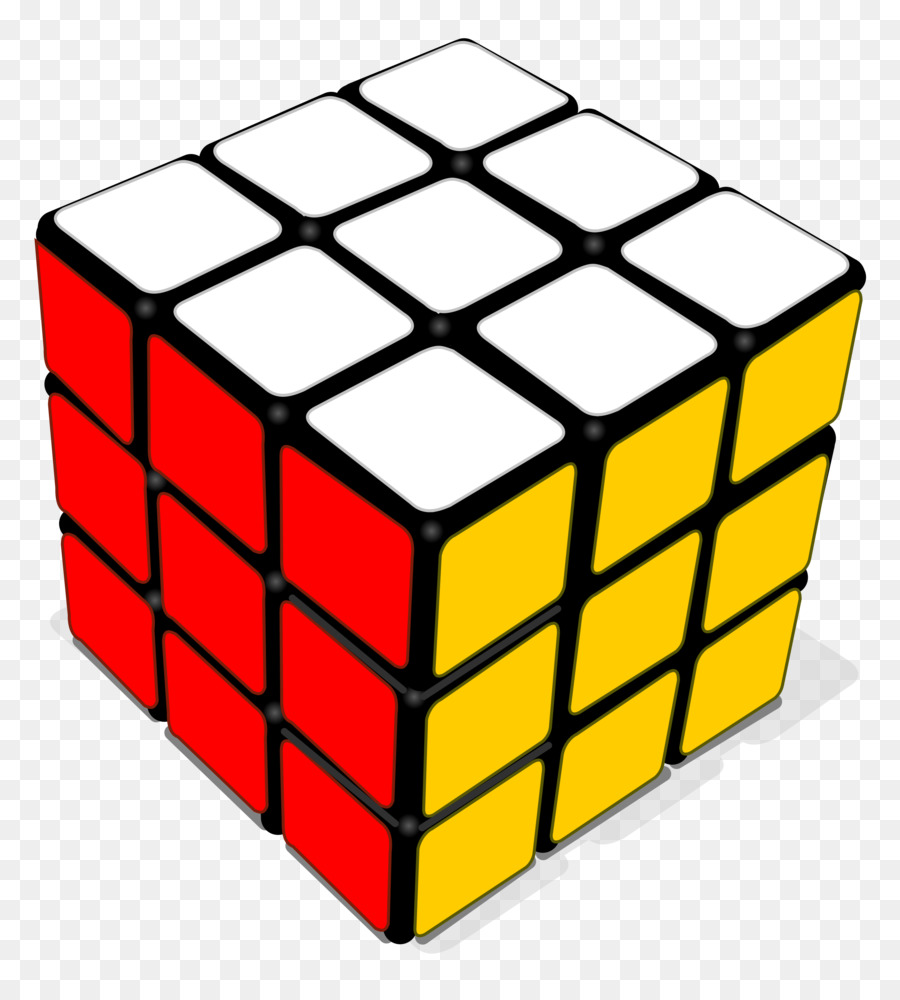 Kubus Rubik，Berwarna Warni PNG