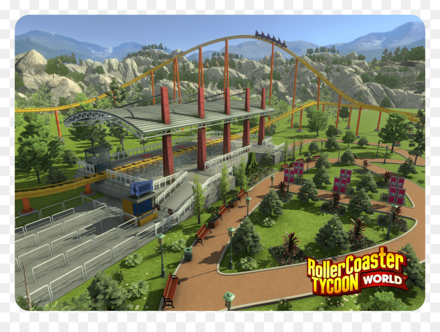 Rollercoaster Tycoon Dunia，Taman Hiburan PNG