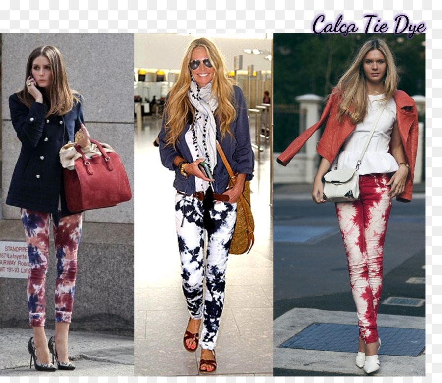 Tiedye，Celana Jeans PNG