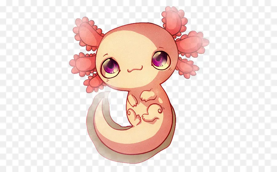 Axolotl，Imut Imut PNG