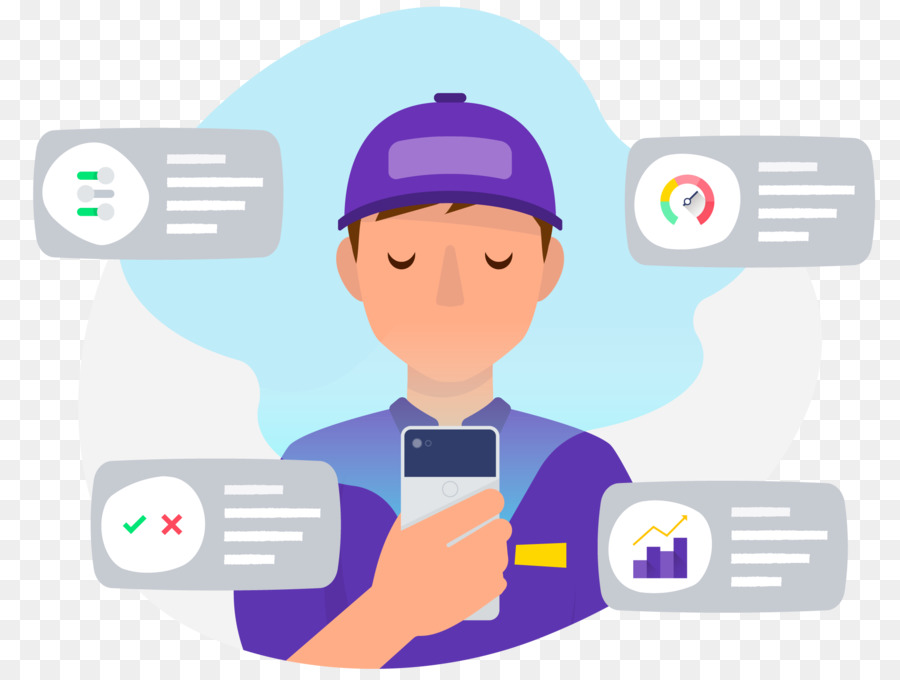 Orang Dengan Telepon，Topi PNG