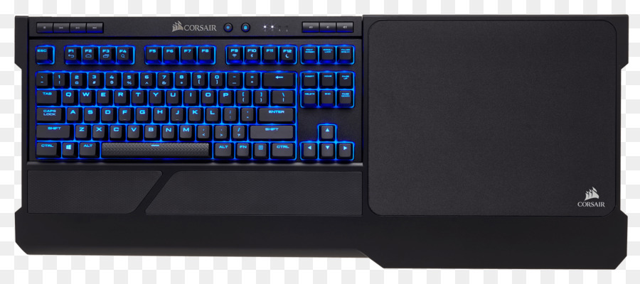 Keyboard Komputer，Dukungan Keyboard Tray Corsair K63 Hitam PNG