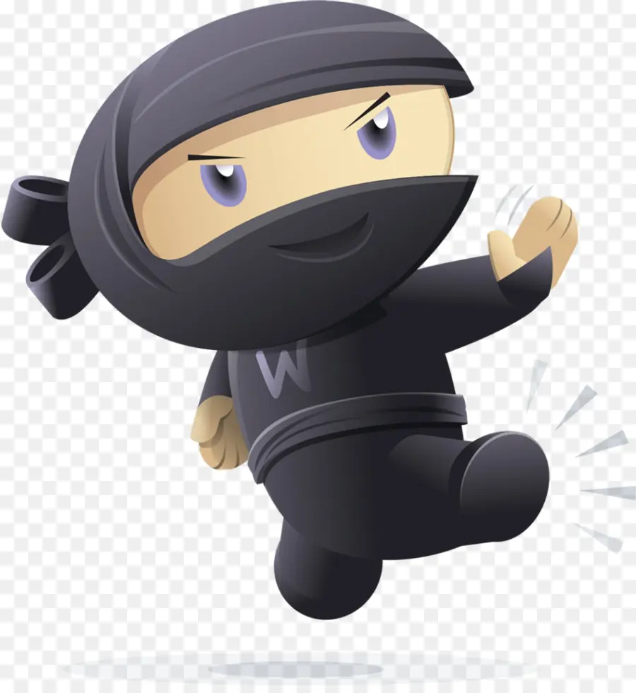 Ninja，Hitam PNG