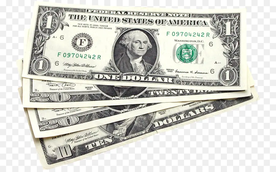 Amerika Serikat Onedollar Tagihan，Uang Kertas PNG