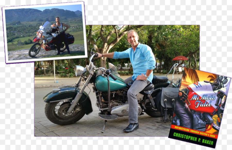 Mi Moto Fidel Sepeda Motor Melalui Castro Kuba，Sepeda Motor PNG