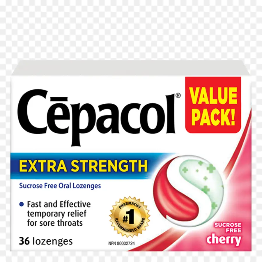 Obat Pelega Tenggorokan Cepacol，Kekuatan Ekstra PNG