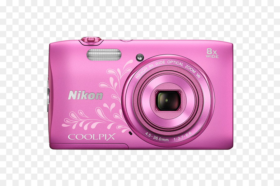 Kamera Digital Nikon Coolpix S3600 Merah Muda S3600pk，Kamera Digital Nikon Coolpix S3600 Silver S3600sl PNG