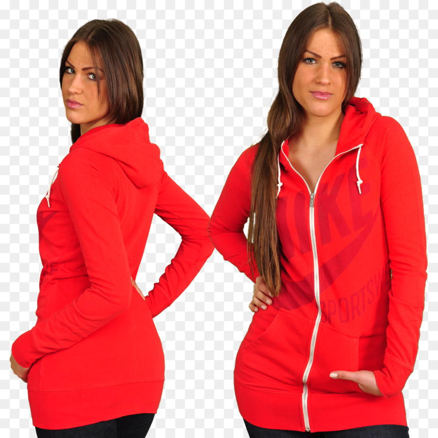 Hoodie，Merah PNG