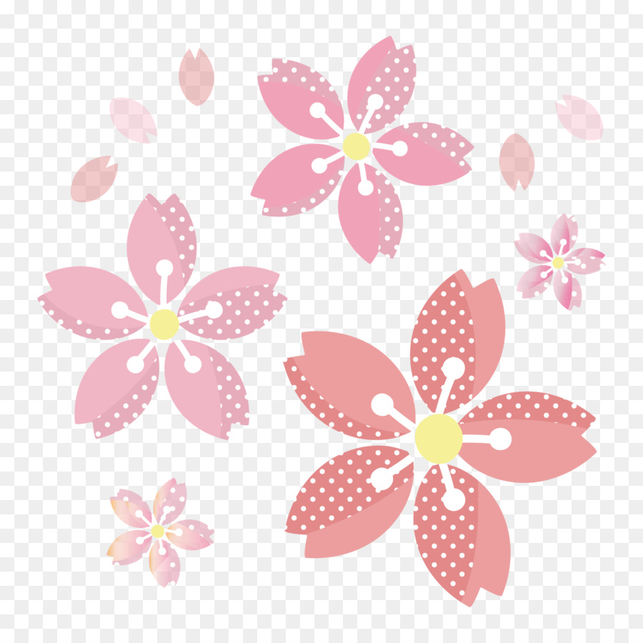 Sakura Ilustrasi Buku Desain Bunga Gambar Png