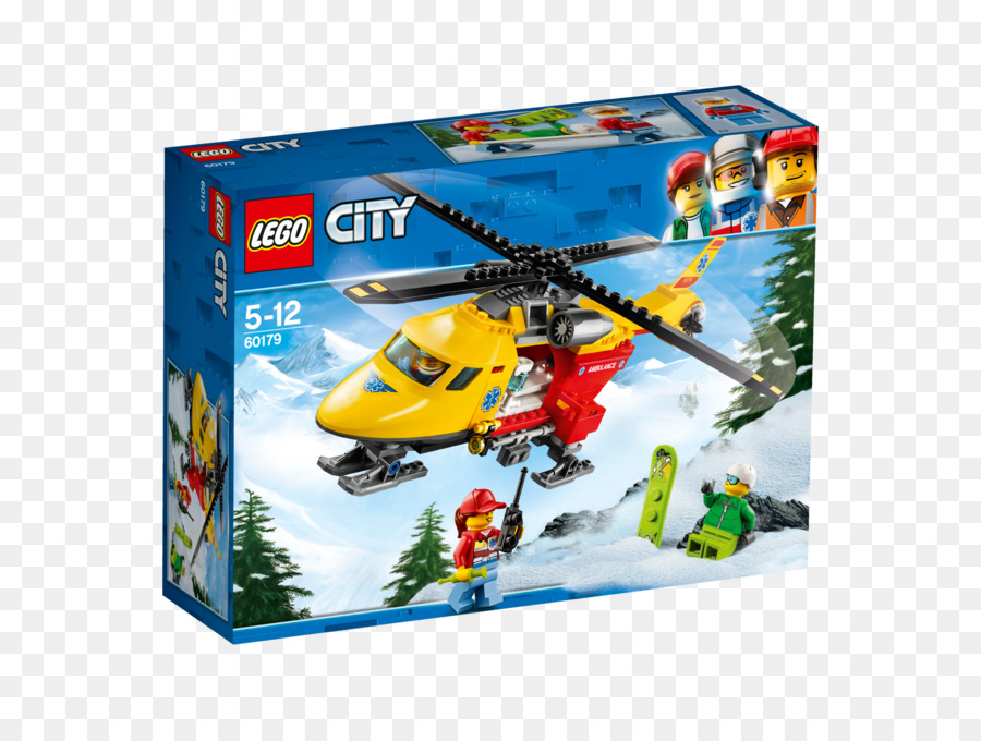 Helikopter，Lego 60179 Kota Helikopter Ambulans PNG