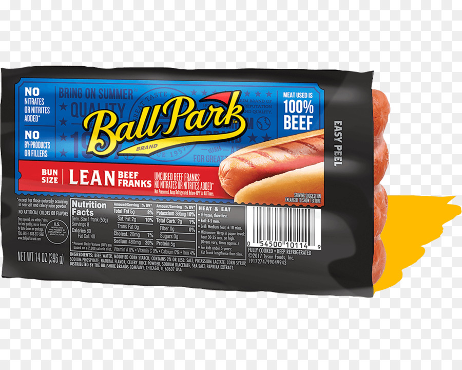 Hot Dog，Ball Park Frank PNG