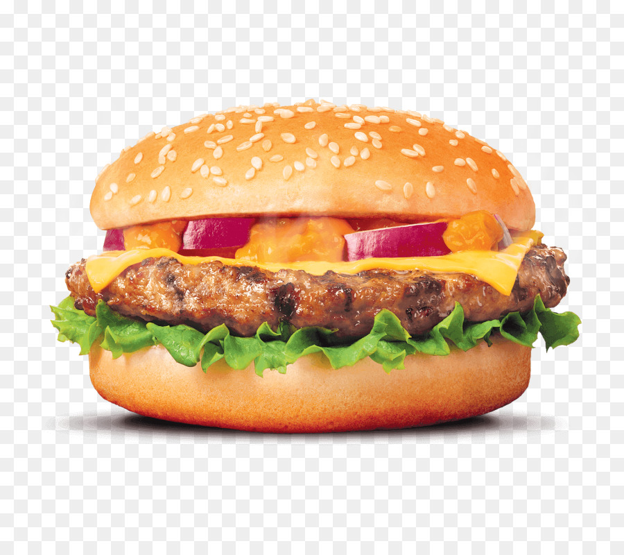 Cheeseburger，Selada PNG