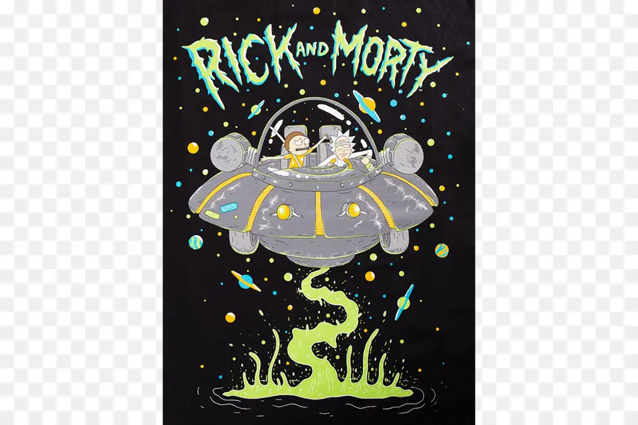 Poster Rick Dan Morty，Rik PNG