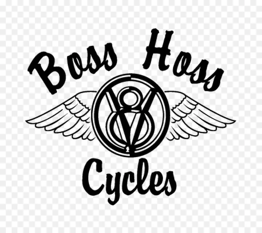 Logo Siklus Boss Hoss，Sepeda Motor PNG