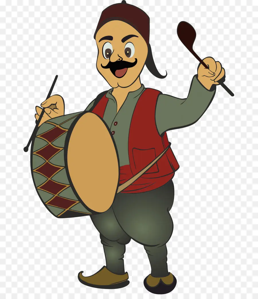 Drummer Kartun，Drum PNG