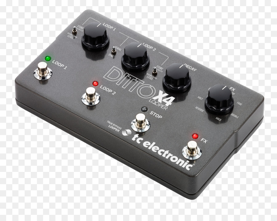 Tc Elektronik Ditto X4 Looper，Tc Ditto Elektronik Looper PNG