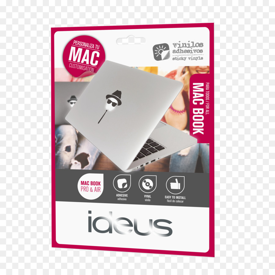 Ideus Vibair13blues Stiker Dekoratif Untuk Macbook，Merek PNG