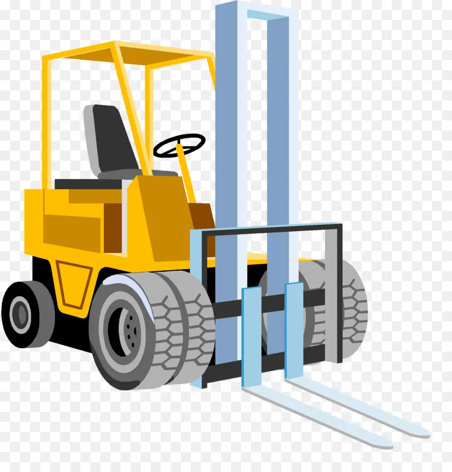 Forklift Kuning，Gudang PNG