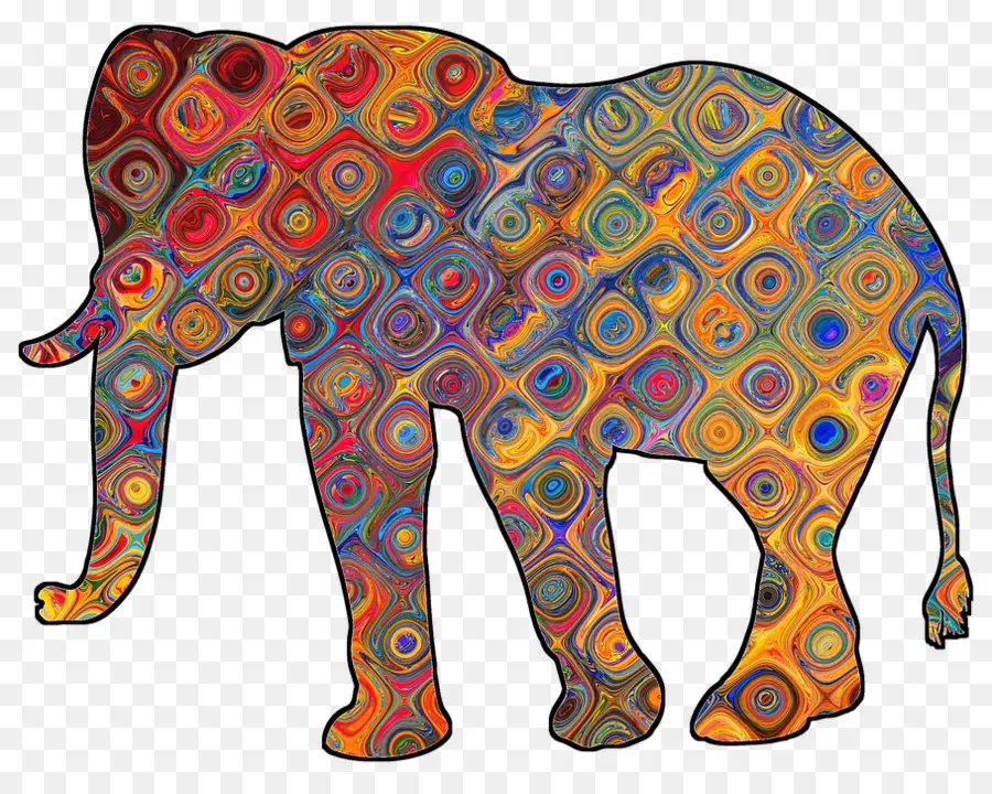 Gajah Afrika，Gajah India PNG