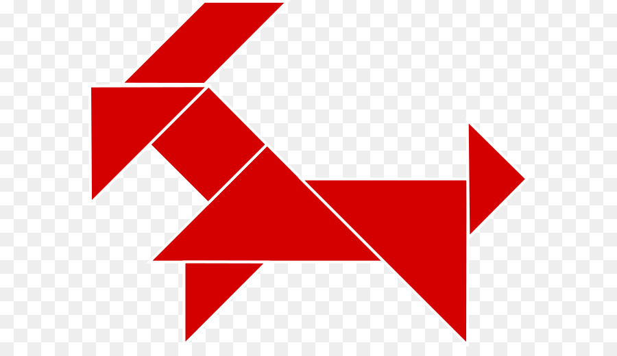 Tangram Merah，Hewan PNG