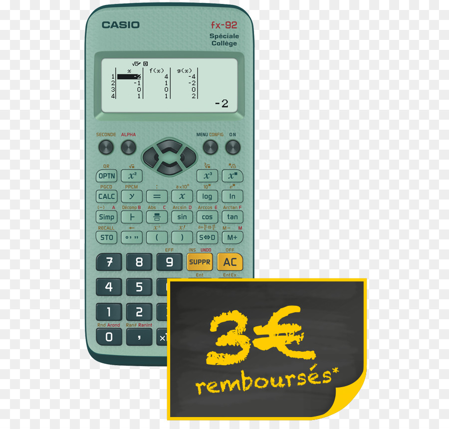 Kalkulator Casio，Matematika PNG