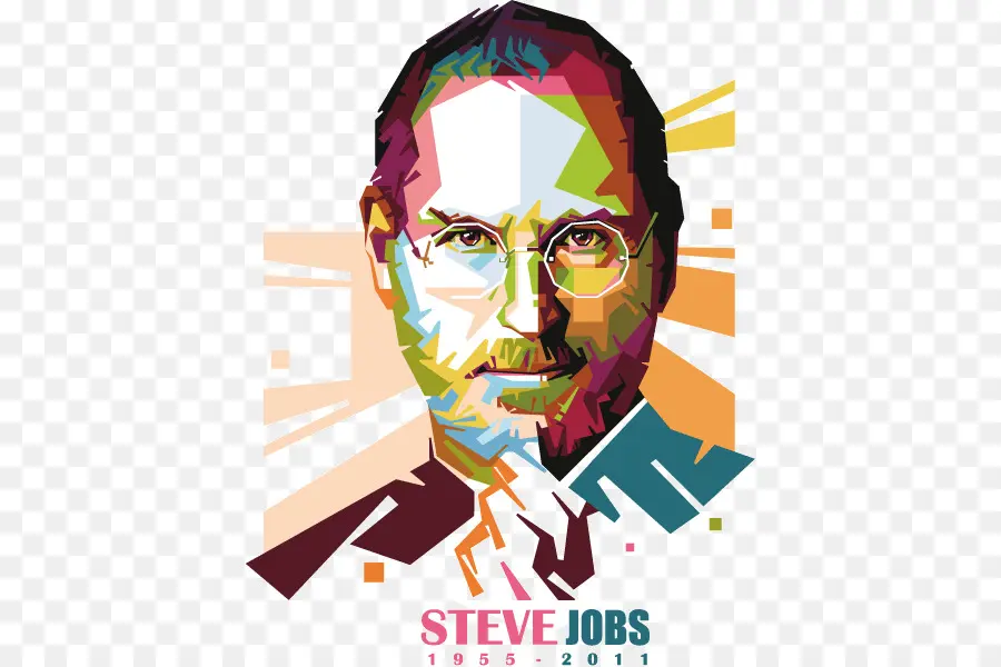 Steve Jobs，Berwarna Warni PNG