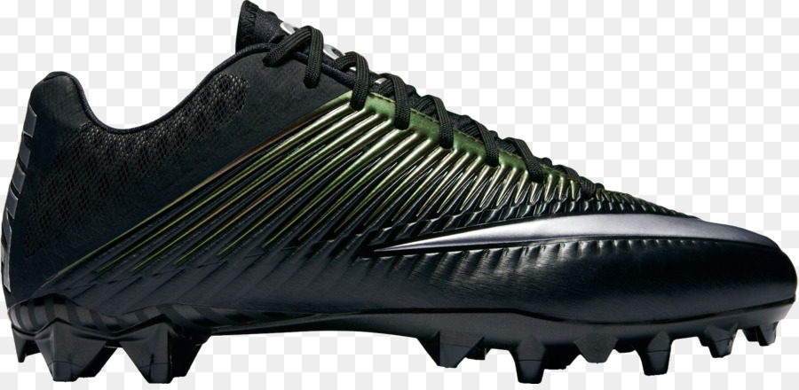 Cleat Sepak Bola Hitam，Sepatu PNG