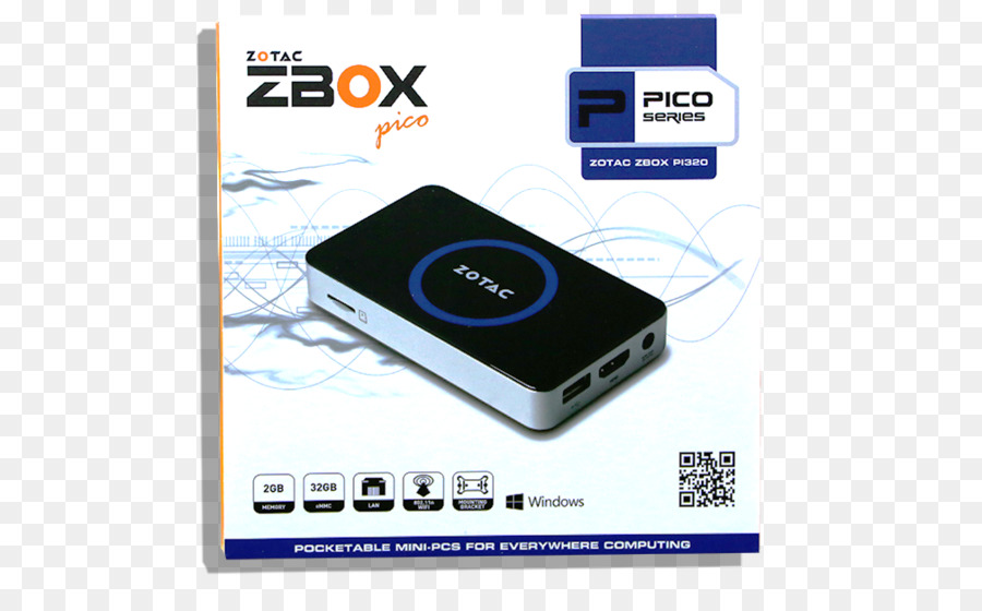 Zotac Zbox Pi320，Tongkat Singleboard Komputer PNG