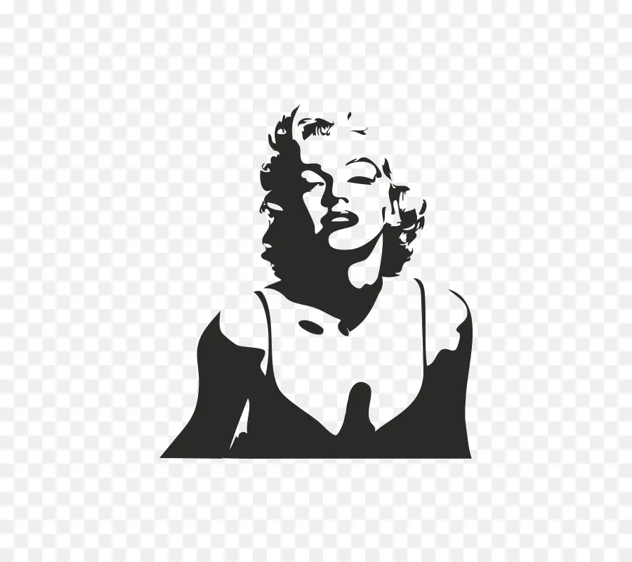 Marilyn Monroe，Siluet PNG