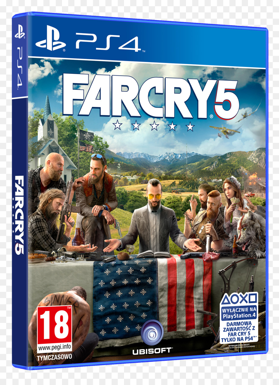 Far Cry 5，Playstation 4 PNG