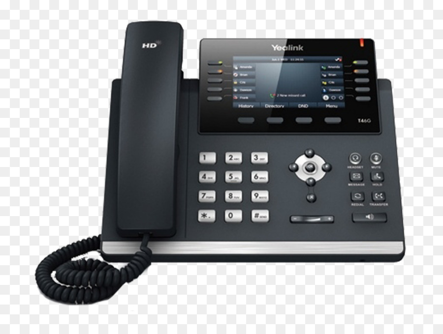 Yealink Sipt46g，Voip Telepon PNG