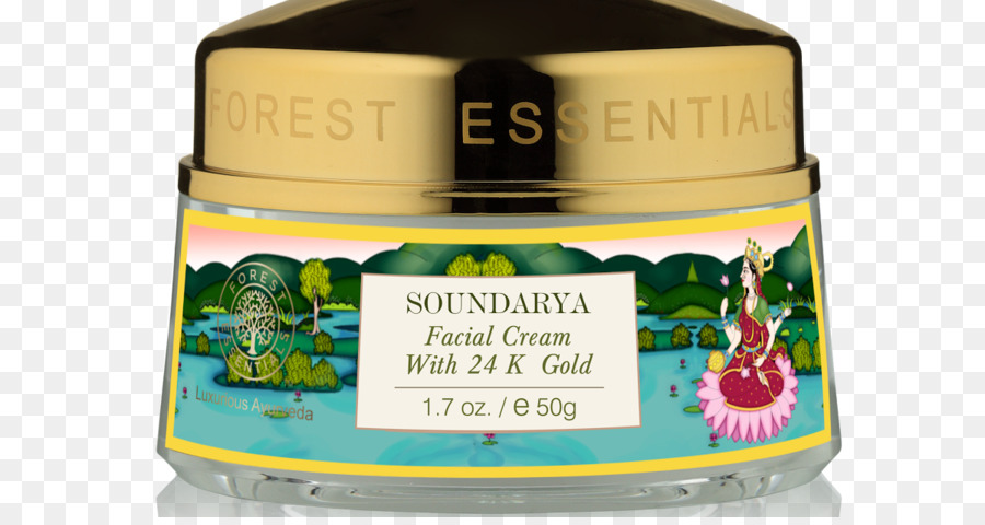 Hutan Essentials Soundarya Kecantikan Tubuh Minyak，Hutan Essentials Soundarya Radiance Cream Dengan Emas 24 Karat Spf 25 PNG