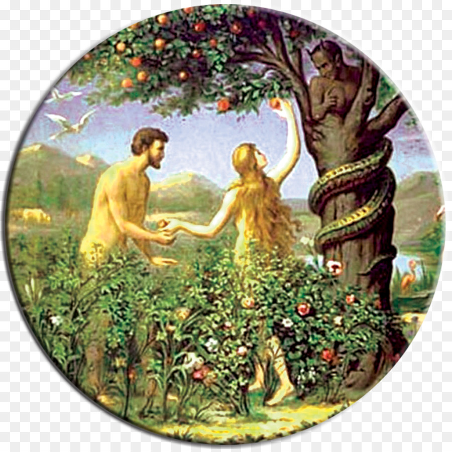 Adam Dan Hawa Setan Taman Eden Gambar Png