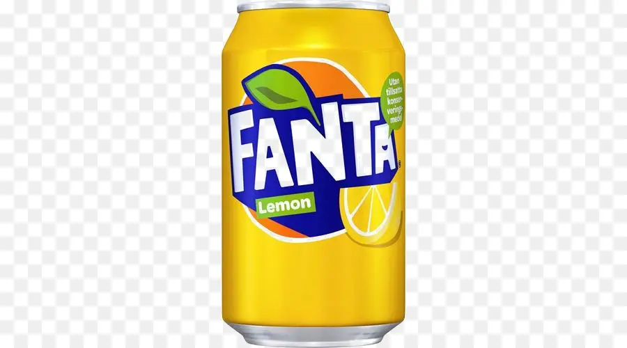 Fanta Lemon，Soda PNG