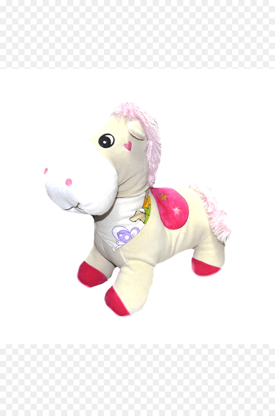 Boneka Hewan Suka Diemong Mainan，Lucu Kuda Mewah 35 Cm Ecru 1842 PNG