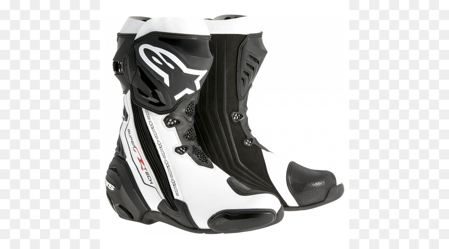 Sepeda Motor Boot，Alpinestars Supertech R Motor Sepatu Bot PNG