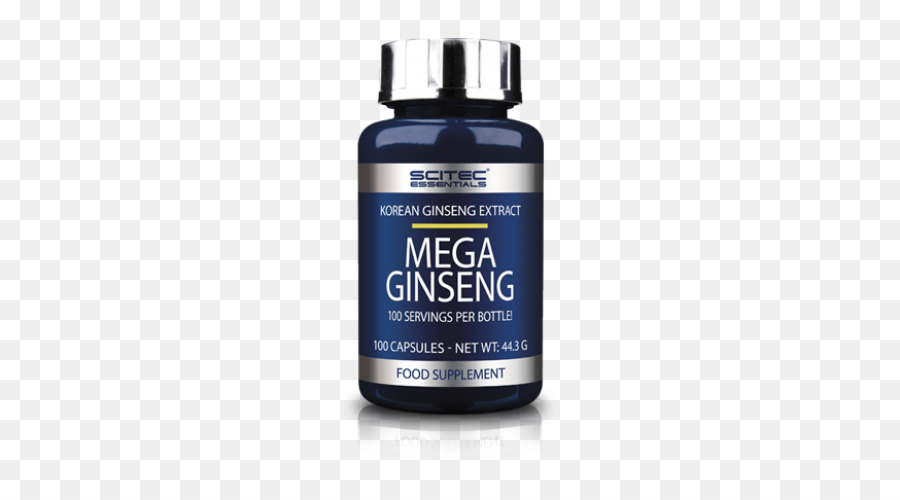 Suplemen Makanan，Scitec Essentials Mega Ginseng 100 Kapsul PNG